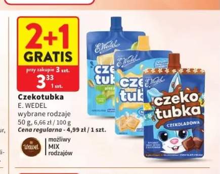 Czekotubka E. Wedel o smaku pistacjowym +2 warianty
