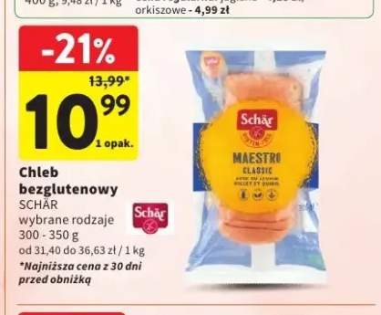 Chleb bezglutenowy Maestro Classic Schär