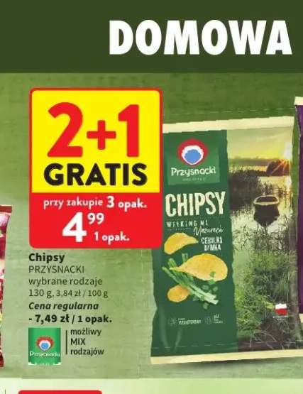 Chipsy Cebulka Dymka Przysnacki