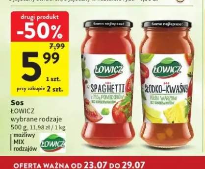 Sos spaghetti Łowicz +1 wariant