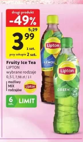 Fruity Ice Tea Lipton Lemon +1 wariant