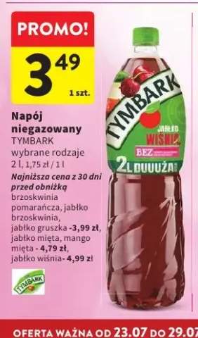 Napój niegazowany Tymbark Jabłko Wiśnia +5 wariantów