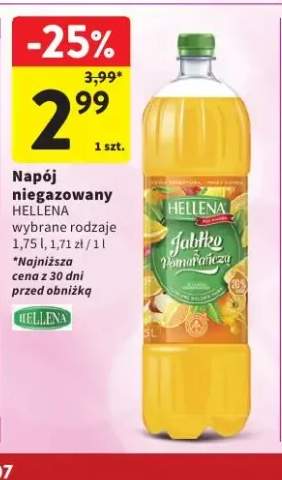 Napój niegazowany Hellena Jabłko Pomarańcza