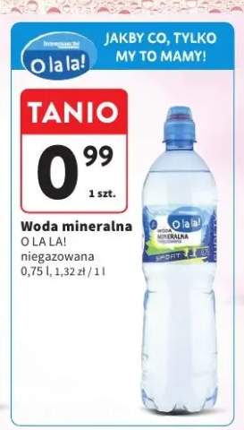 Woda mineralna O La La! niegazowana