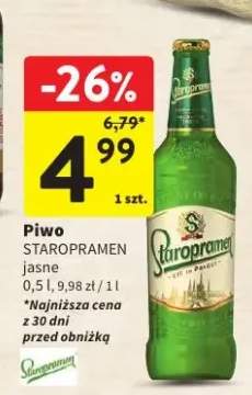 Piwo Staropramen jasne
