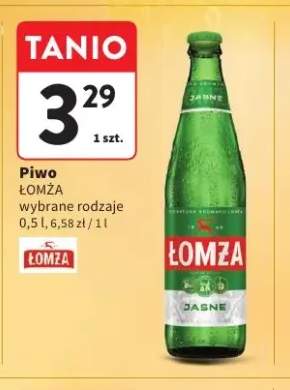 Piwo Łomża Jasne