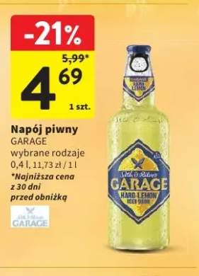 Napój piwny Garage Hard Lemon