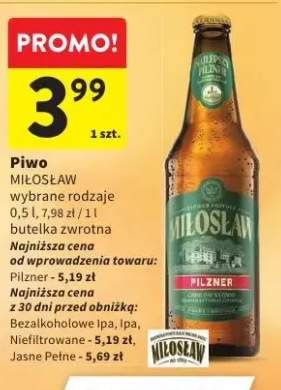 Piwo Miłosław Pilzner +4 warianty