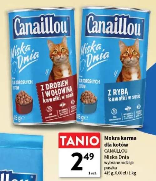 Mokra karma dla kotów Canaillou Miska Dnia z rybą w sosie