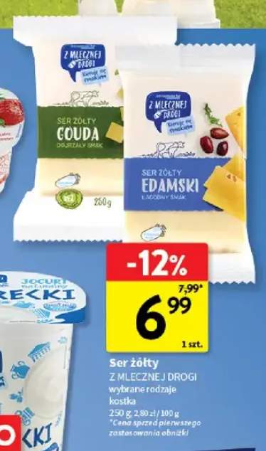 Ser żółty Edamski Z Mlecznej Drogi +1 wariant