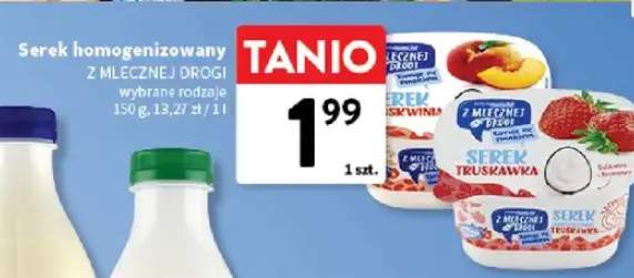 Serek homogenizowany Z Mlecznej Drogi brzoskwiniowy +1 wariant