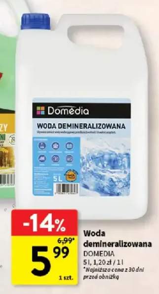 Woda demineralizowana Domédia