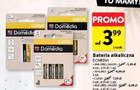 Bateria alkaliczna Domédia D LR20 2-pak +3 warianty