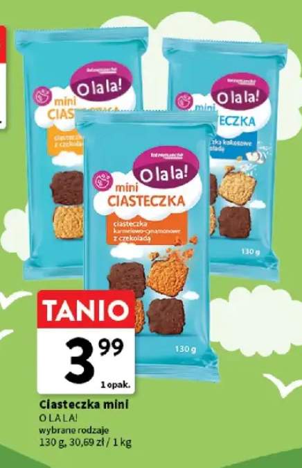 Ciasteczka mini z czekoladą O la la! +1 wariant