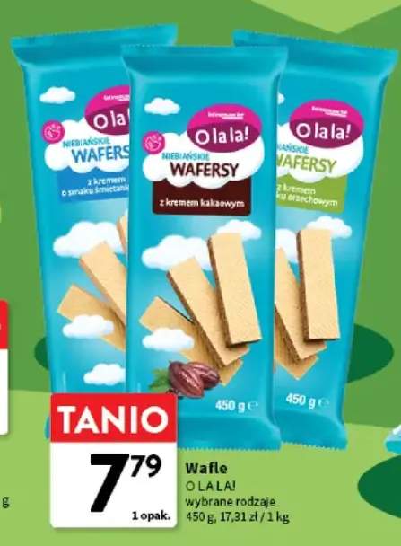 Wafle Niebiańskie Wafers z kremem kakaowym O LA LA! +1 wariant