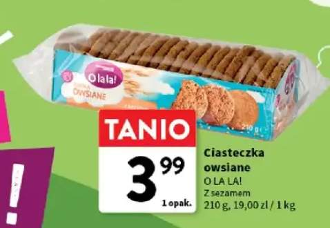 Ciasteczka owsiane z sezamem O LA LA!