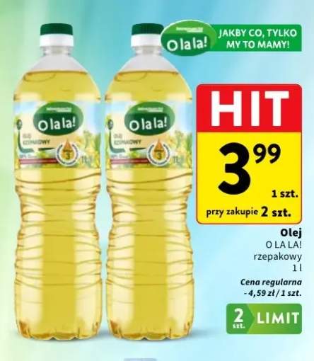 Olej rzepakowy O la la!