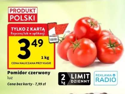 Pomidor czerwony luz