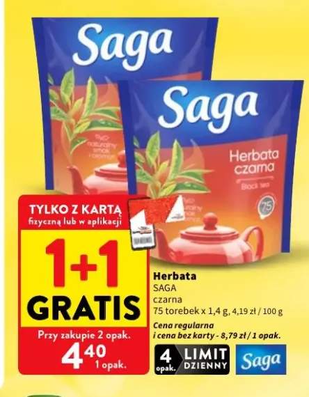 Herbata czarna Saga