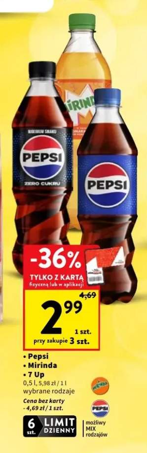 Napój gazowany Pepsi +1 wariant