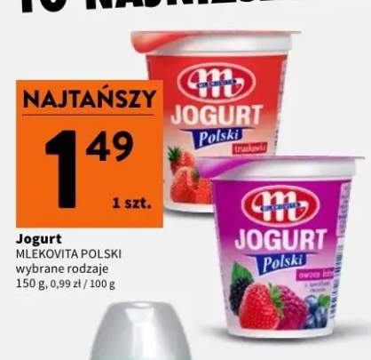 Jogurt Mlekovita Polski truskawkowy +1 wariant