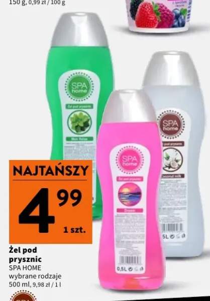Żel pod prysznic Spa Home Dream +1 wariant