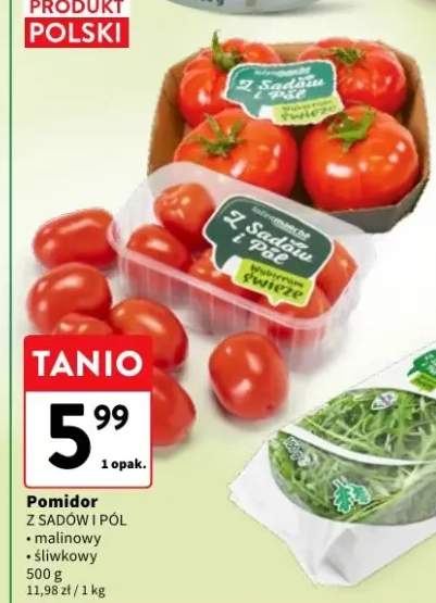 Pomidor malinowy Z Sadów i Pól +1 wariant