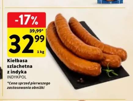 Kiełbasa szlachetna z indyka Indykpol