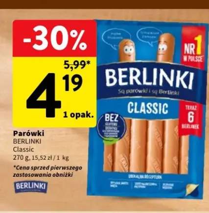 Parówki Berlinki Classic