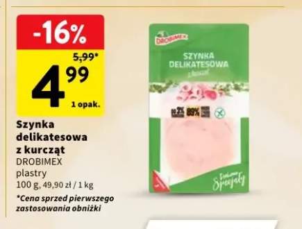 Szynka delikatesowa z kurcząt Drobimex