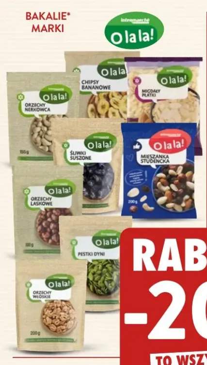 Chipsy bananowe O la la! +5 wariantów