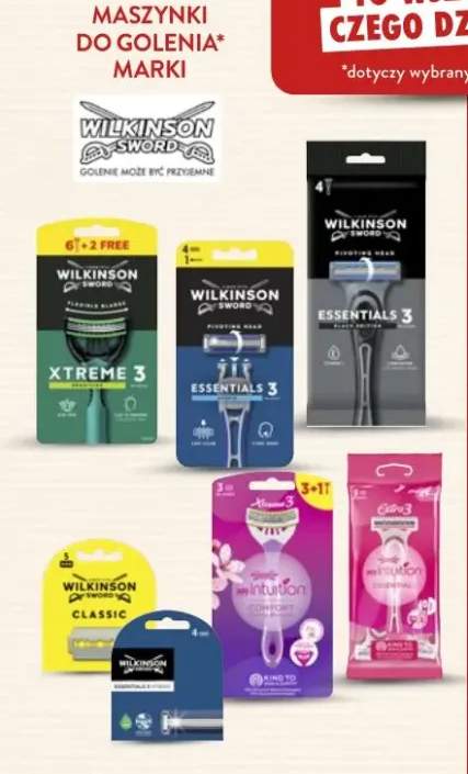 Maszynki do golenia Wilkinson Sword +6 wariantów