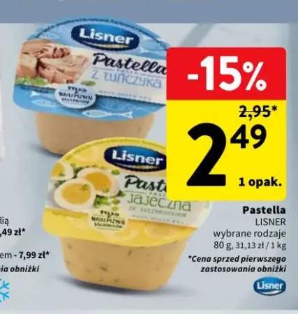 Pasta Lisner Pastella z tuńczyka +1 wariant