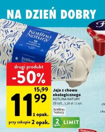 Jaja z chowu ekologicznego Kotlina Natury
