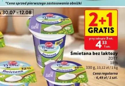Śmietana bez laktozy Zott Primo 18%