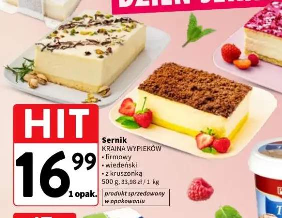 Sernik wiedeński Kraina Wypieków +1 wariant