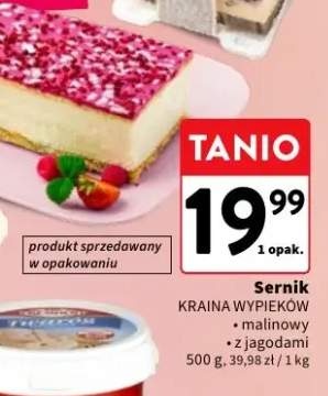Sernik malinowy Kraina Wypieków +1 wariant