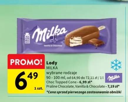 Lody Milka Praline Chocolate +1 wariant