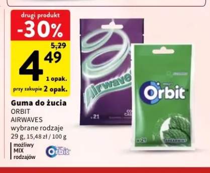 Guma do żucia Airwaves +1 wariant