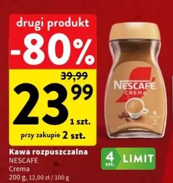 Kawa rozpuszczalna Nescafe Crema