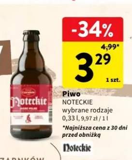 Piwo Noteckie wybrane rodzaje