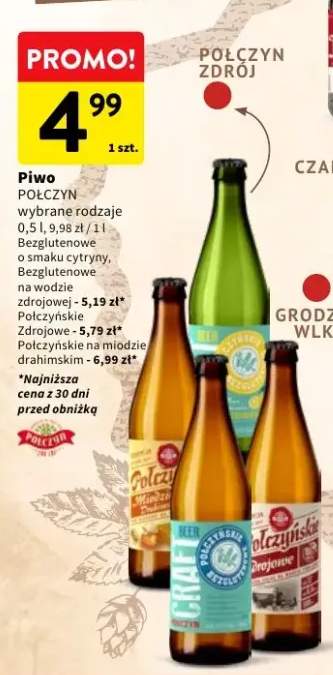Piwo Połczyn wybrane rodzaje +2 warianty
