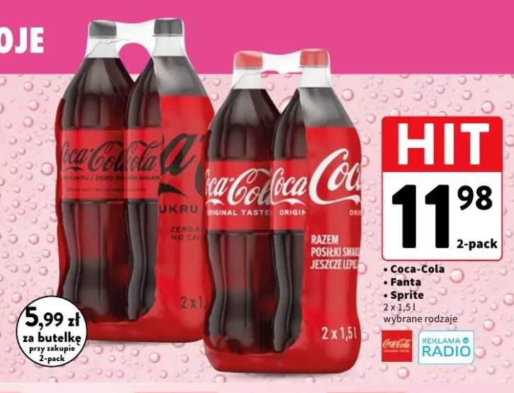 Napój gazowany Fanta 2-pak +1 wariant