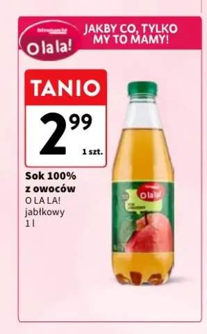 Sok 100% jabłkowy O La La!