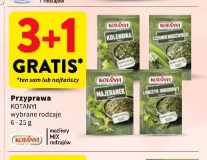 Przyprawa Kolendra Kotányi +3 warianty