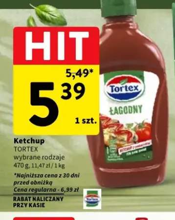 Ketchup łagodny Tortex