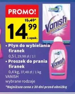 Proszek do prania firanek Vanish