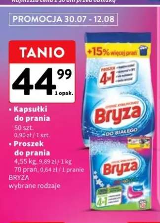 Proszek do prania Bryza Lanza 4in1 Do Białego +1 wariant