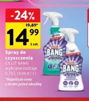 Spray do czyszczenia Cillit Bang Kamień i Brud +1 wariant