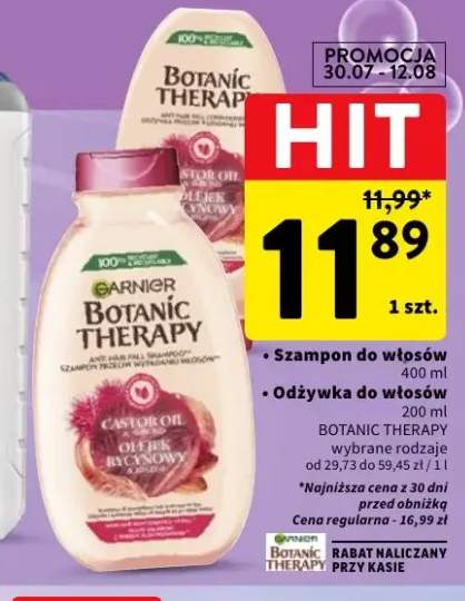 Odżywka do włosów Garnier Botanic Therapy Castor Oil & Almond